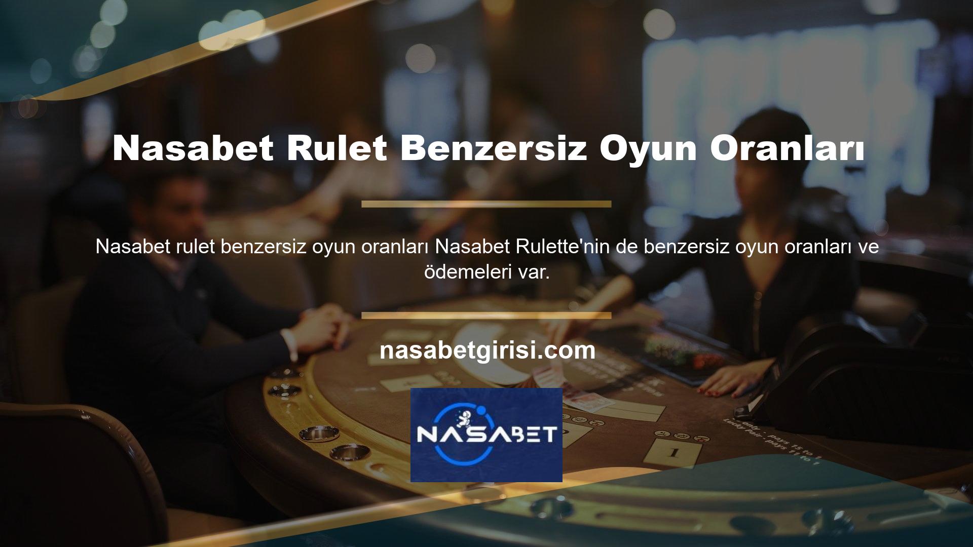 Bu senaryoda, rulet oyunu belirli özelliklerden yararlanabilir